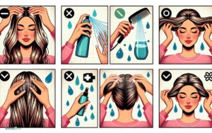 How To Wet Hair Without Spray Bottle 2