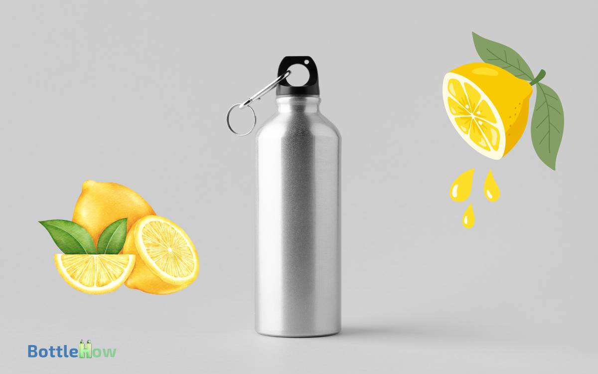 can you put lemon in a metal water bottle