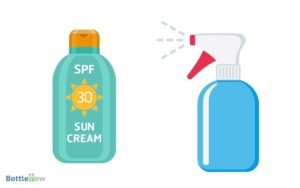 can you put sunscreen in a spray bottle